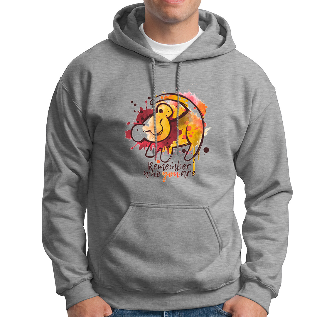 Sudadera Unisex Rey Leon. Hakuna Matata. Remember who you are. Simba