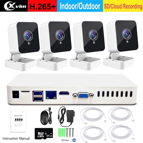 XVIM 1080P 8CH DVR Security Camera System Indoor Outdoor Security CCTV