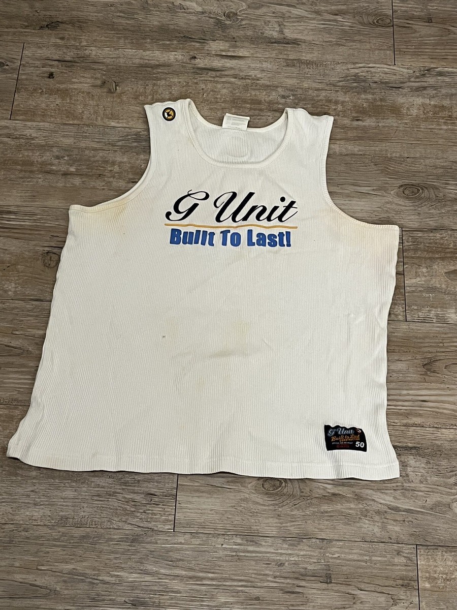 G Unit 50 Cent Men's Hip Hop Rap Heavyweight Tank Top Shirt