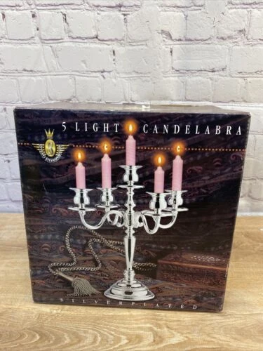 Candelabros de Vela moderna Chapado En Plata