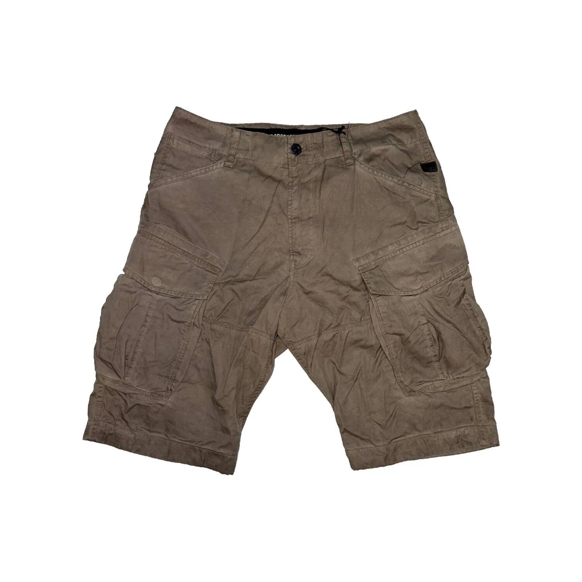 G STAR Men s Khaki Rovic Loose 1 2 Short RRP 70