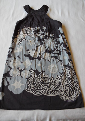 max studio halter dresses Women Floral Summer Sleeveless Dress Cotton Size Medium Maxi dress