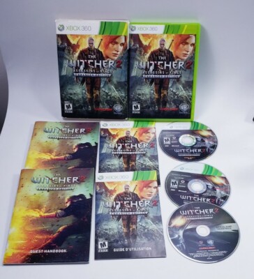 The Witcher 2 Assassins Of Kings Enhanced Edition (Xbox 360, 2011, 3-disc Set)