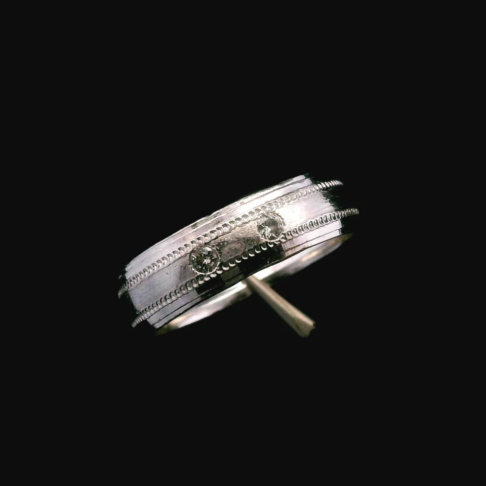 Anel de diamante platina 950 0,08 ctw – Tamanho 9,25 – 5,50 g - Imagem 2 de 4