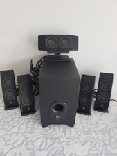 Logitech 5.1 Surround Sound X-540 System w/ Deep Bass Control Pod 175