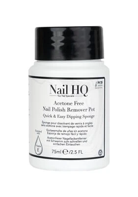 Nail HQ Acetone Free Nail Polish Remover Sponge - 75ml