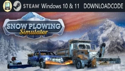 NEU PC Computer Spiel Snow Plowing Simulator für Windows 10 11 STEAM Download - Bild 1 von 4