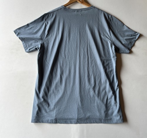 Nno7 No Nationality Shirt Men 2xl Blue Pima Cotton Short Sleeve New - Bild 2 von 9