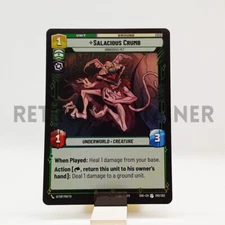 STAR WARS UNLIMITED SHADOWS OF THE GALAXY 080/262 U Salacious Crumb Foil