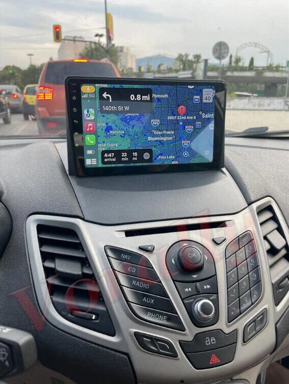 Autoradio 9” Android 13 per Ford Fiesta 2008-2016 CarPlay Navi 2GB-32GB - Immagine 4 di 4