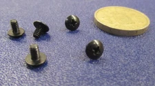 Truss Head Phillips 18-8 Stainless Black Oxide Screw 4-40 x 3/16" L, 100 Pcs