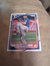 2024 BOWMAN BASE PAPER TEXAS RANGERS - MAX SCHERZER #99