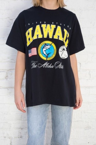 brandy melville black oversize crewneck 