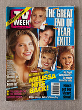 Vintage television - "Australian TV Week" Dec 91 Melissa Tkautz Simon Day Ratcat
