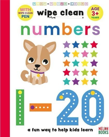 WIPE CLEAN LEARNING BOOKS BUNDLE - WIPE CLEAN, WITH  PEN - BRAND NEW