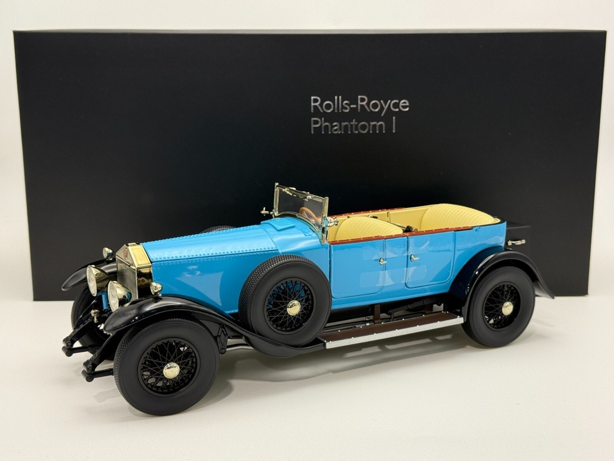 KYOSHO 1:18 Rolls-Royce Phantom I Blue 1927 08931LB Diecast Metal