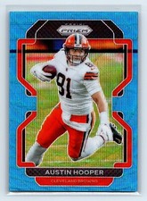 AUSTIN HOOPER 2021 Panini Prizm BLUE WAVE #262 FALCONS Browns /199