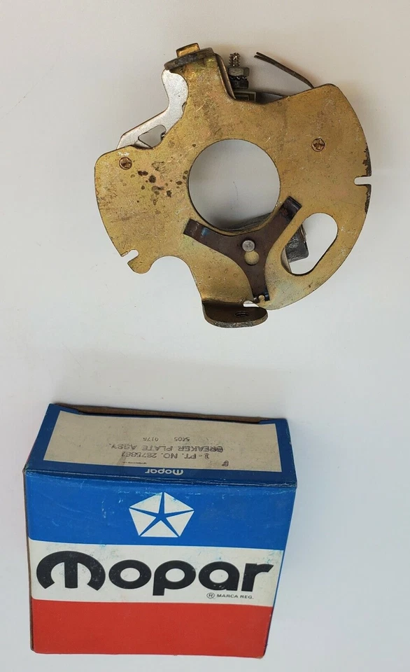 Пластина одноточечного распределителя зажигания 60-72 Dodge Plymouth 2875861 новая из старых запасов - Изображение 4 из 4