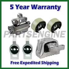 Motor & Trans Mount 6x For 2010-2012 Volkswagen CC 2.0L Auto/Manual Dual -K2816