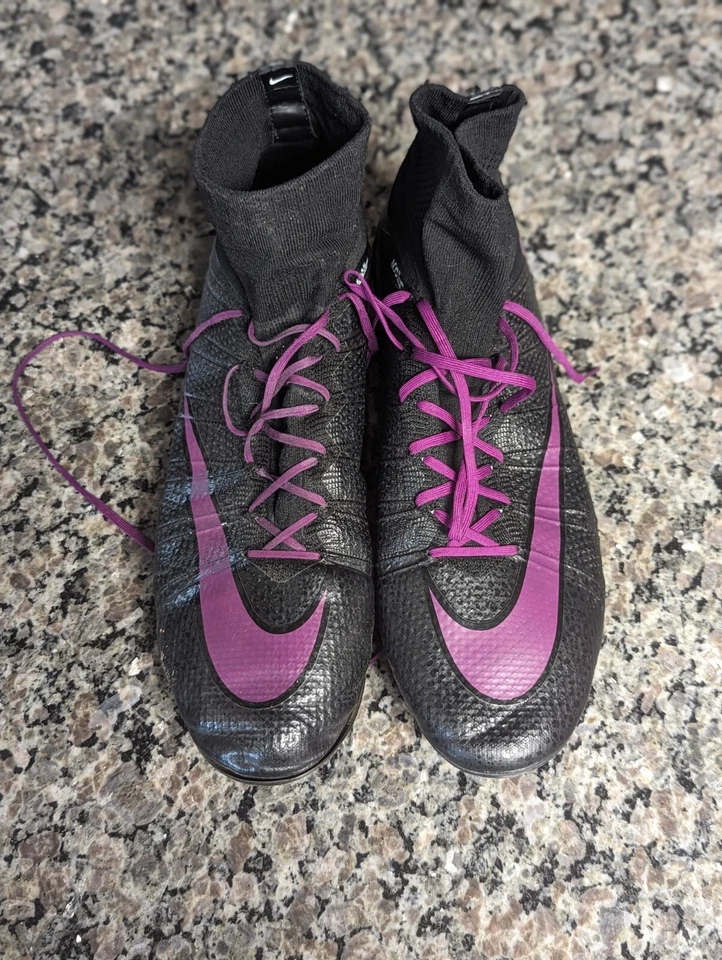 Nike Mercurial Superfly IV Negro/Púrpura Nike iD Personalizado Talla 13 FG 🔥 Foto 2 de 4