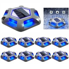 T-SUN 8Pcs Solar Deck Lights Waterproof Driveway Pathway Dock Fence Step Lights