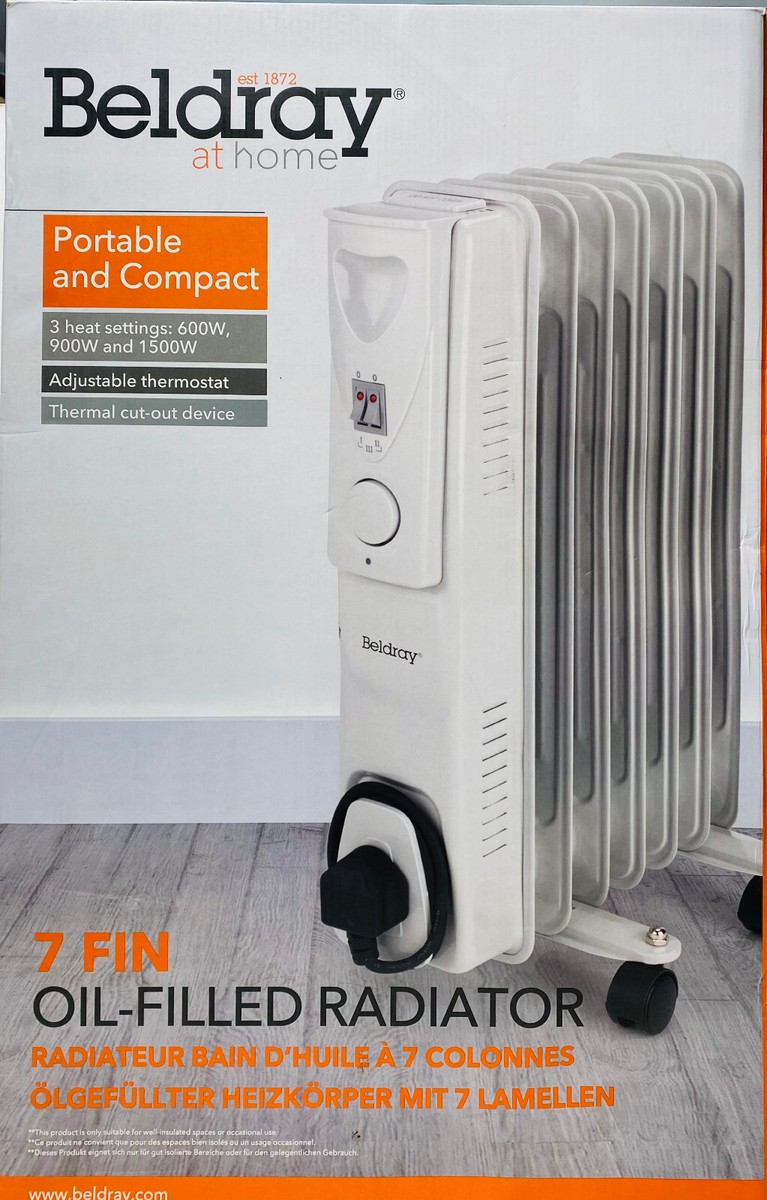 Beldray/Fine Adjustable Thermostat Heaters 500, 650, 1000,1200,1500,  2000,3000W | eBay