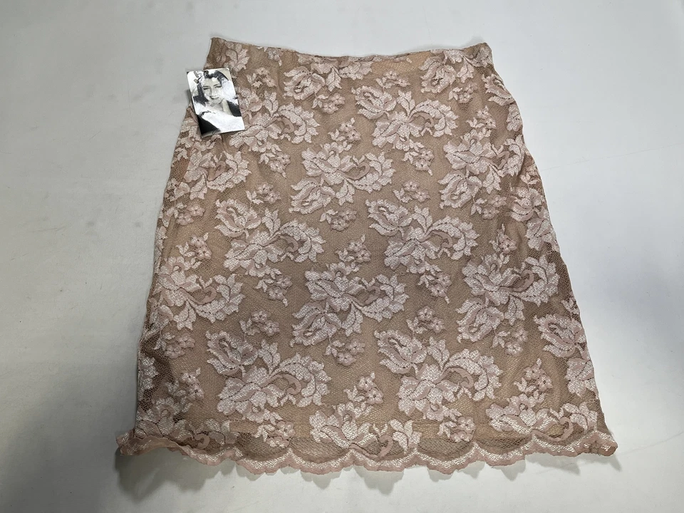 Womens Casadei Beige Skirt Size L Large NEW - Image 4 of 4