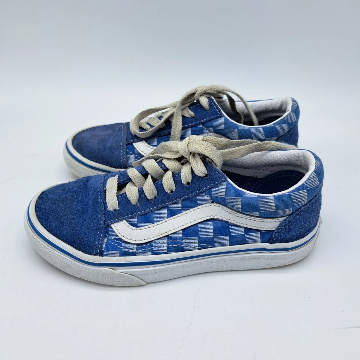 Vans a carreaux bleu sales