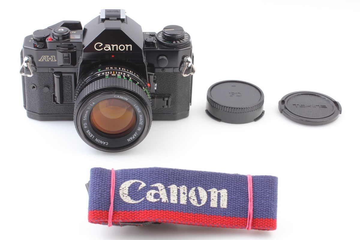 動作確認済 撮影確認済 キヤノン A-1 nFD50mm f1.4付 正常動作確認済 Canon A-1 レンズ NEW FD NFD 50mm F1.4