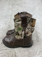 DUCKHEAD Lil Dustin Brown Camo Boots Size 9