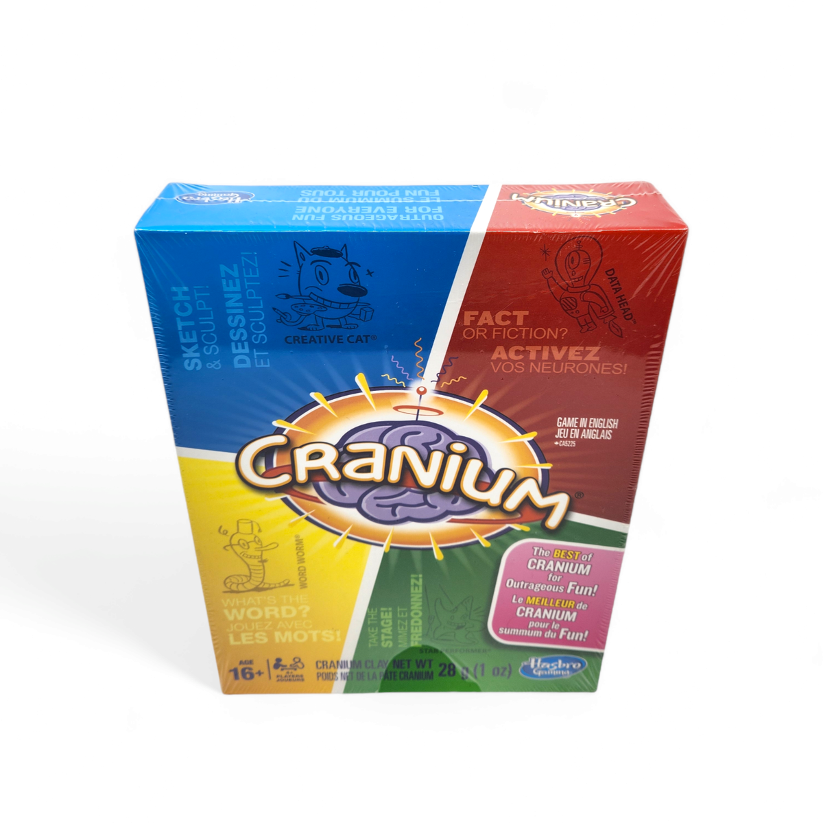 Jeu Cranium Hasbro - Jeu D'ambiance Et De Créativité - À Partir De 16 Ans - 4 Joueurs Ou Plus