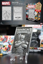 Black Panther Limited Edition Ingot Marvel Official Fanattik Embossed Numbered