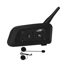 EJEAS Vnetphone V6 Motorcycle Bluetooth Headset, 2 Riders Intercom Bluetooth ...