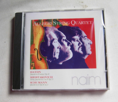 Allegri String Quartet plays Haydn Shostakovich Schumann NaimCD016