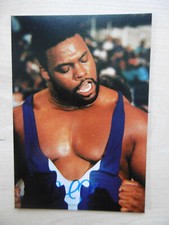 Ice Train (Harold Hogue) "Wrestling" Autograf podpisany obraz 10x15 cm