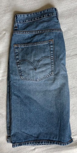 3 pair Men's Levi's Blue Jean Denim Shorts Loose Straight 33 - 34" Levi Strauss - Picture 8 of 12