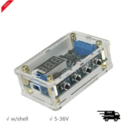 Delay Switch Circuit w/ Shell Trigger Cycle Timing MOS Pulse Generator For Relay