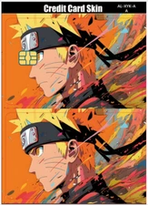 Naruto Shippuden Naruto Uzumaki Credit Card Smart Sticker Skin Small Chip Debit