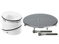 Viega Set Tempoplex Abdeckung + Tauchrohr Einsatz Abdeckhaube Duschablauf Dusche