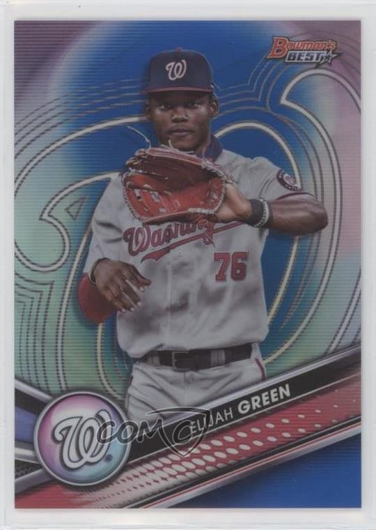 2022 Bowman's Best Top Prospects Blue Refractor 52/150 Elijah Green #TP-29 16rl