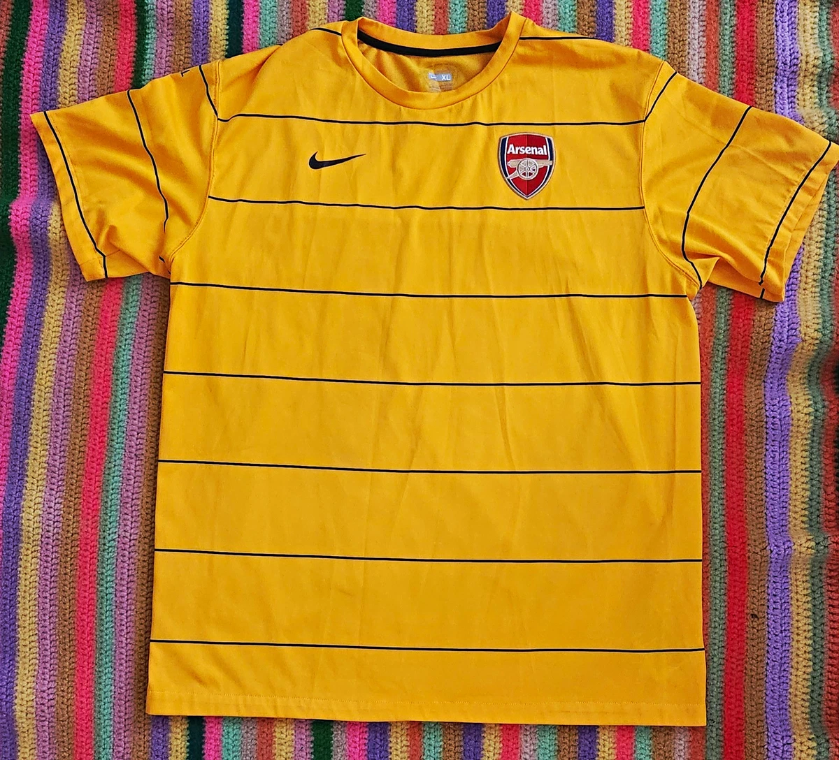Nike Arsenal Yellow International Club Soccer Fan Apparel and