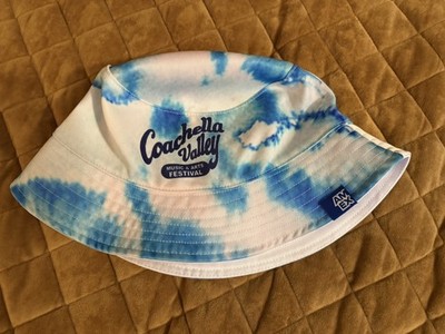 2026 Coachella Valley AMEX Exclusive Bucket Hat Blue Tie Dye Merch