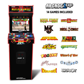 Mortal Kombat II Deluxe Arcade Retro Game 5 Foot Tall Stand Up Cabinet