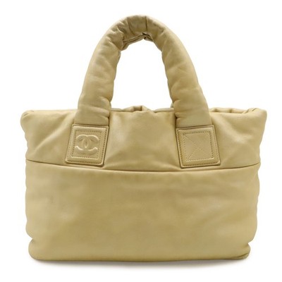 CHANEL Coco Cocoon Small Tote HandBag Nylon Gold A47108 588936