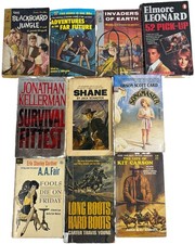 Lot of 10 Vintage Paperbacks Pulp Fiction Retro Novel Books Rock Hip Hop Mix