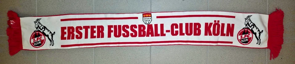 1. FC Köln Schal / ERSTER FUSSBALL - CLUB KÖLN / - Bild 1 von 2