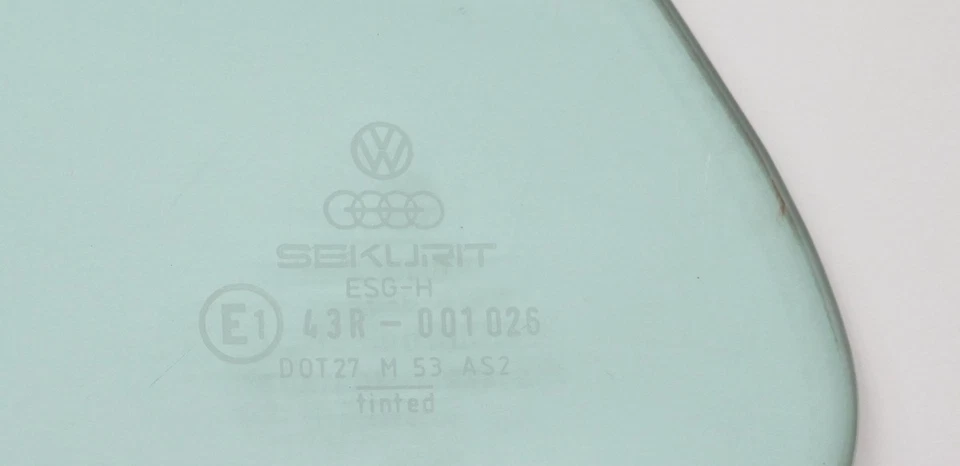 Vidrio de ventana lateral cuarto de ventilación de puerta derecha 80-91 VW Vanagon T3 - genuino - Foto 3 de 4
