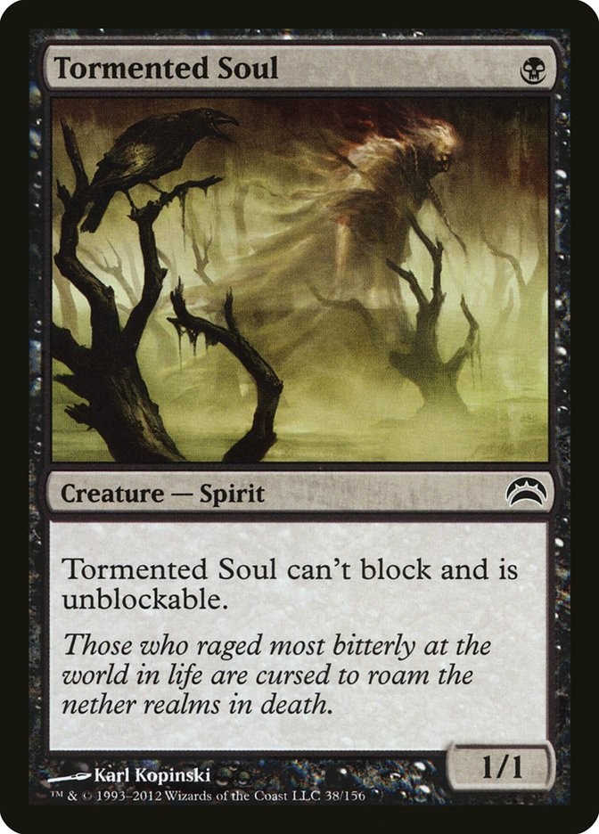 MTG Magic the Gathering Tormented Soul (38/157) Planechase 2012 Edition LP