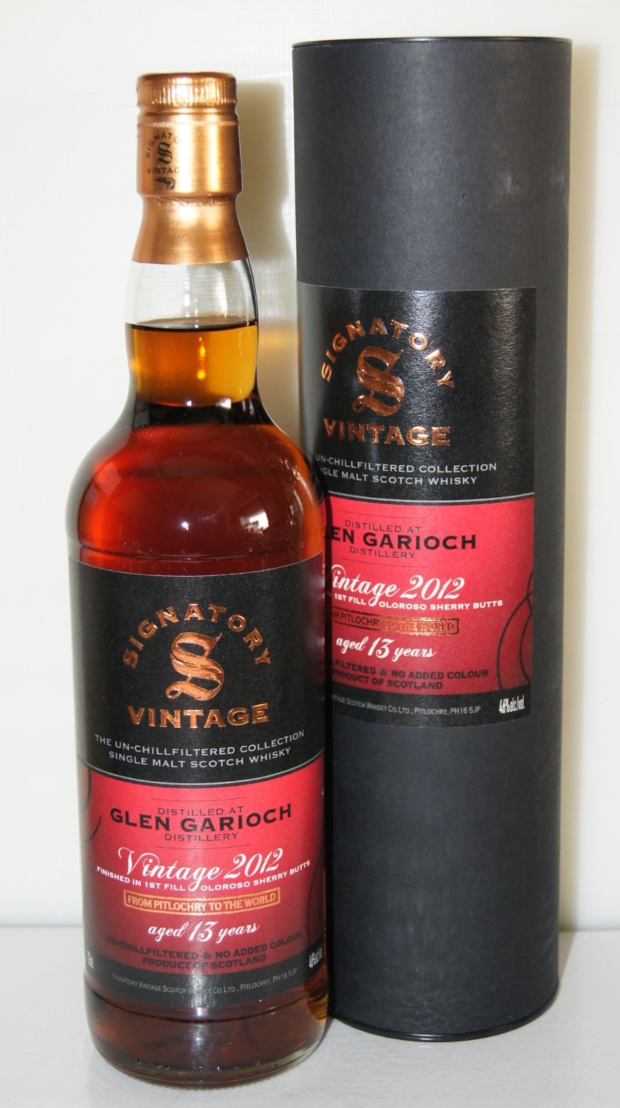 Glen Garioch 13y 2012/2026 46% Oloroso Sherry fin. Signatory bottle # 645 0.7L