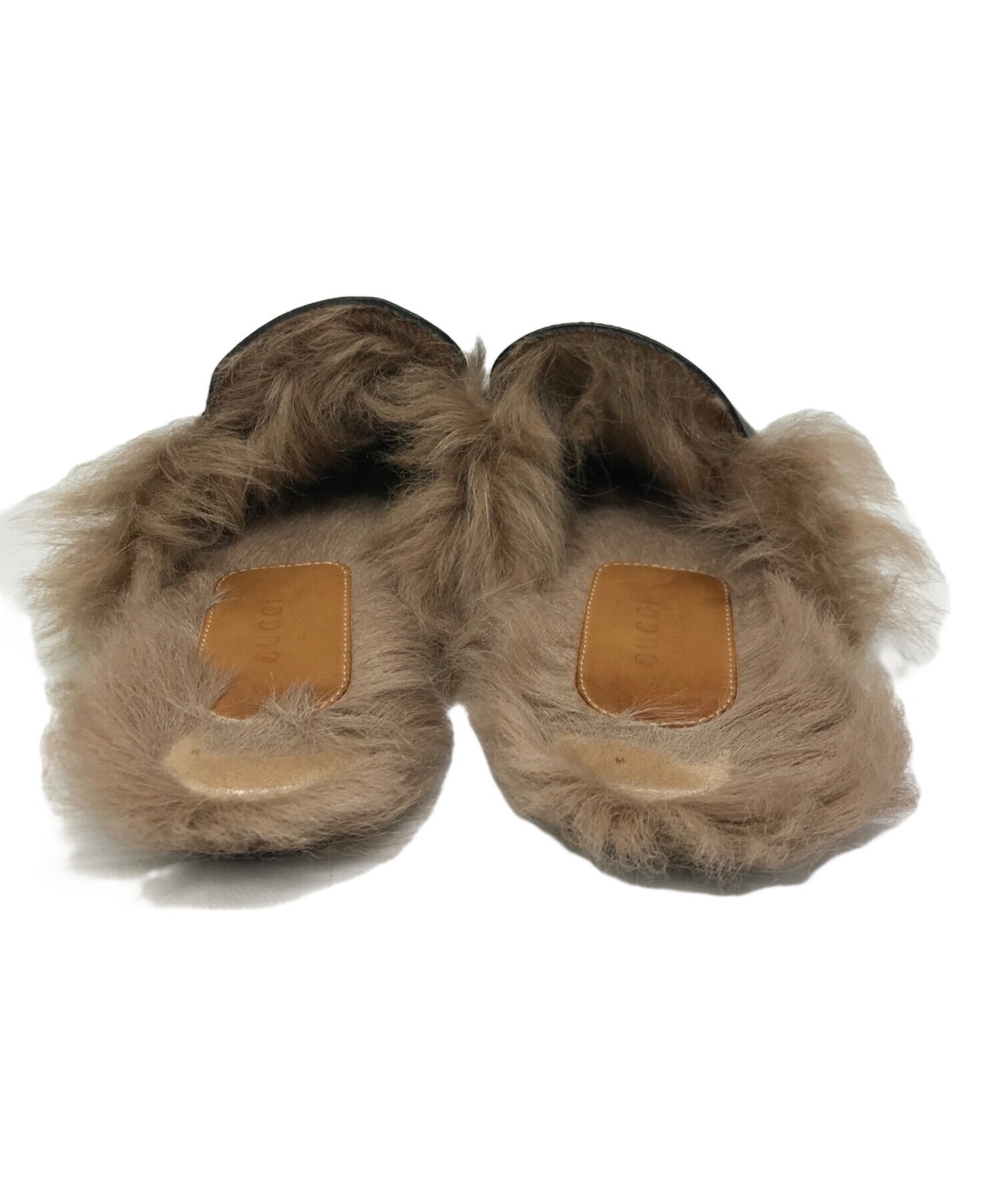 GUCCI Sandals Shoes Horse bit EU 37.0 US 7.0 Brown Authentic thumbnail 23